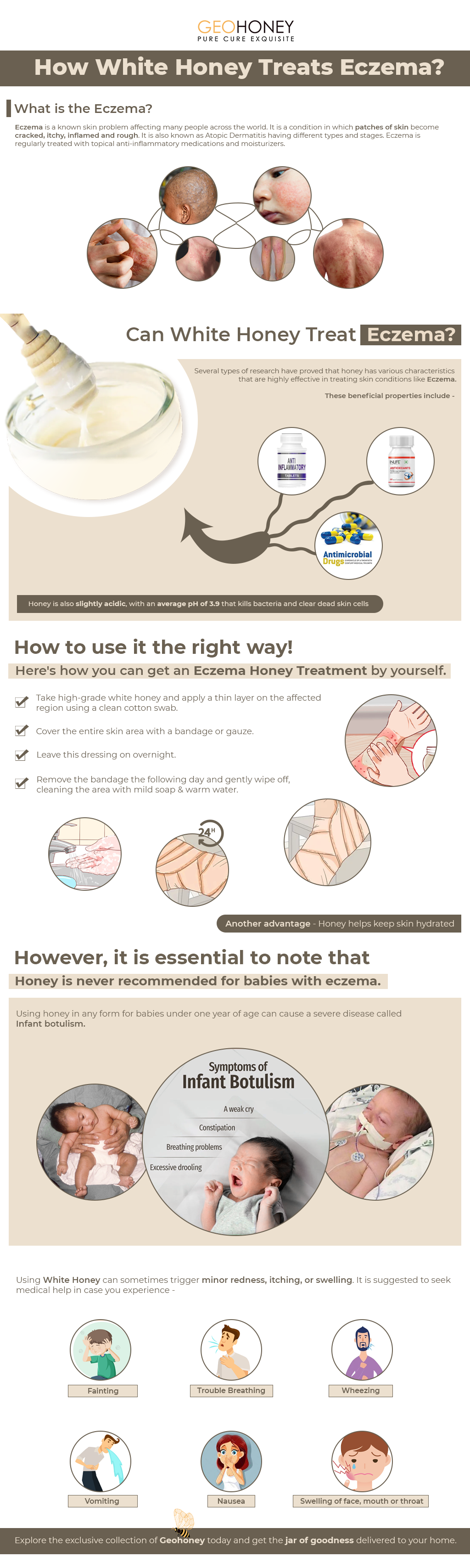 How White Honey Treats Eczema?