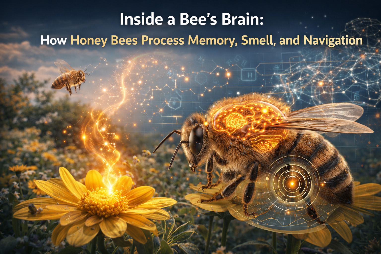 Inside a Bee’s Brain: How Honey Bees Process Memory, Smell, and Navigation