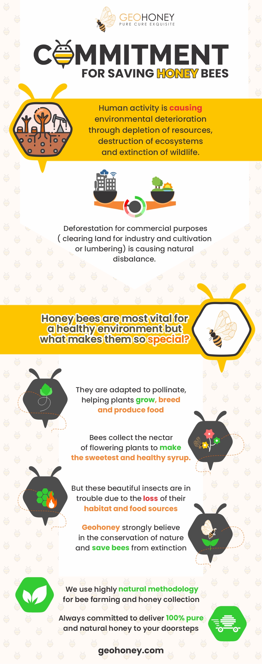 Commitment for Saving Honey Bees