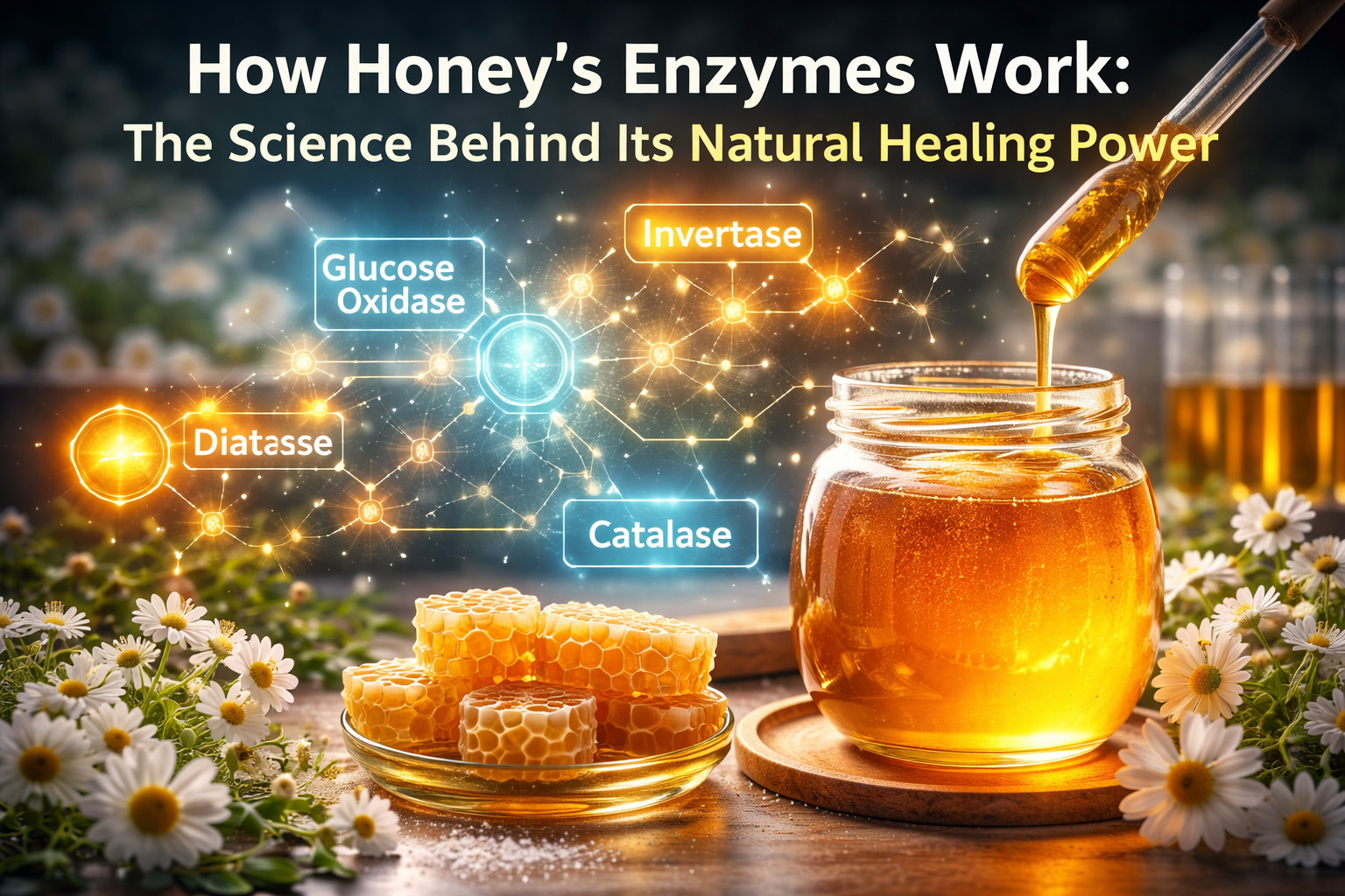 How Honey’s Enzymes Work: The Science Behind Its Natural Healing Power
