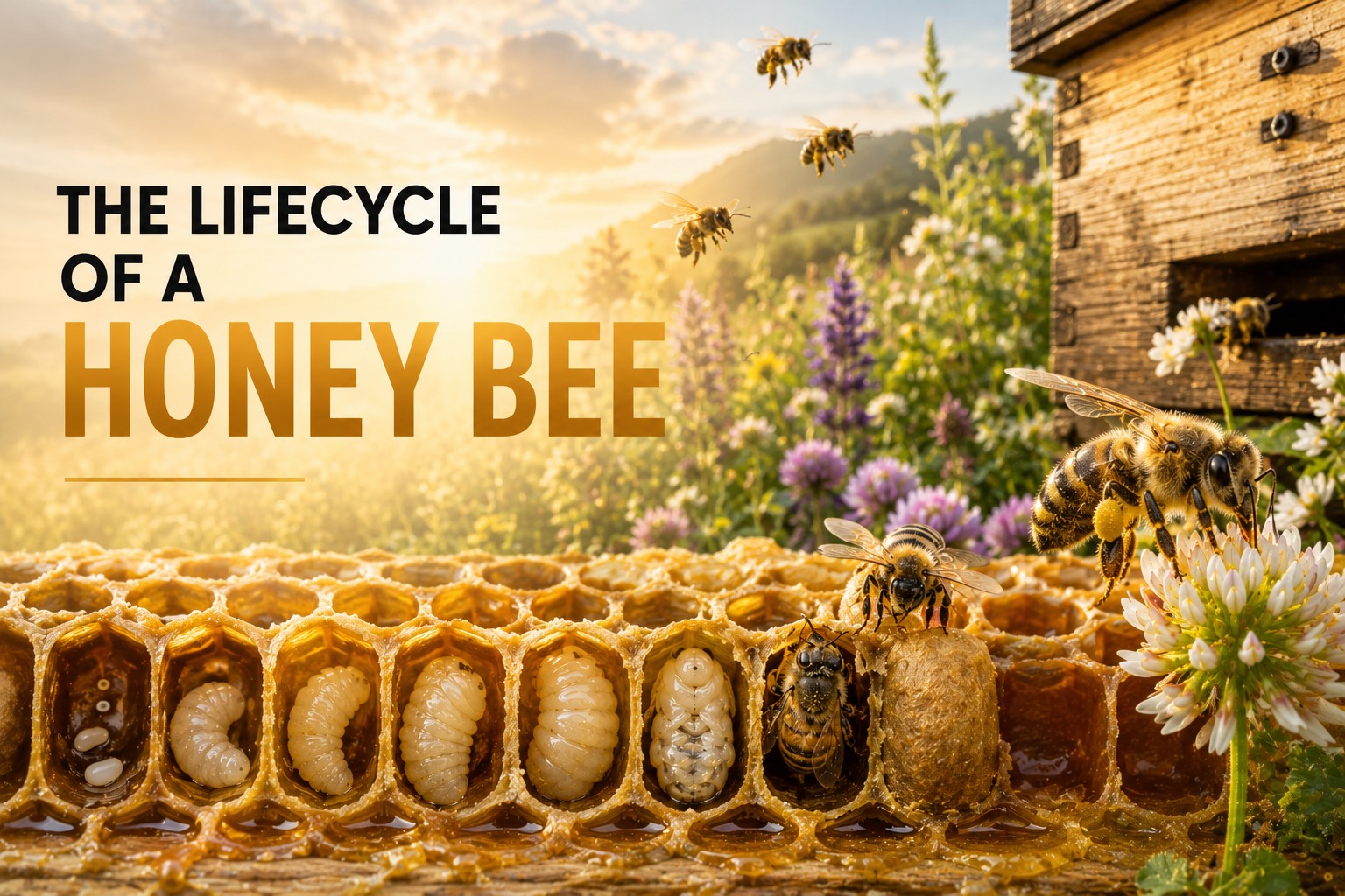 The Lifecycle of a Honey Bee: From Egg to Adult
