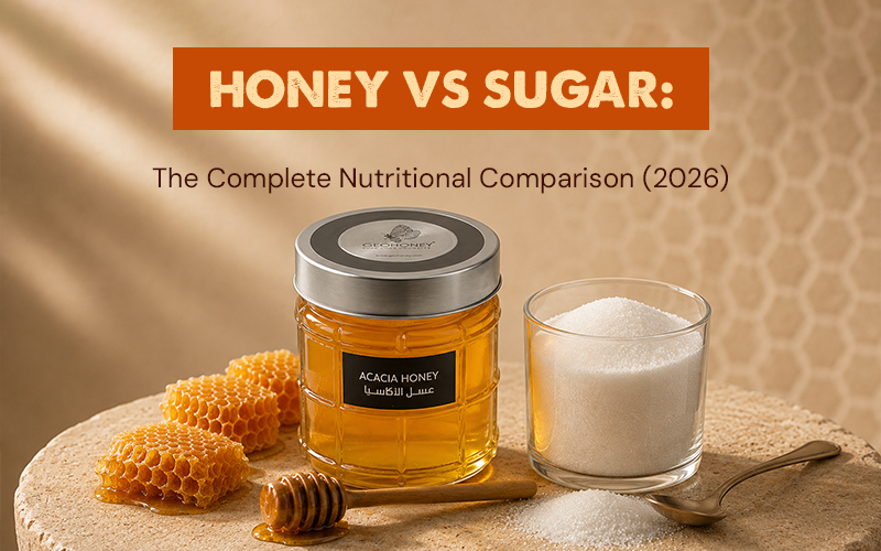 Honey vs Sugar: The Complete Nutritional Comparison (2026)