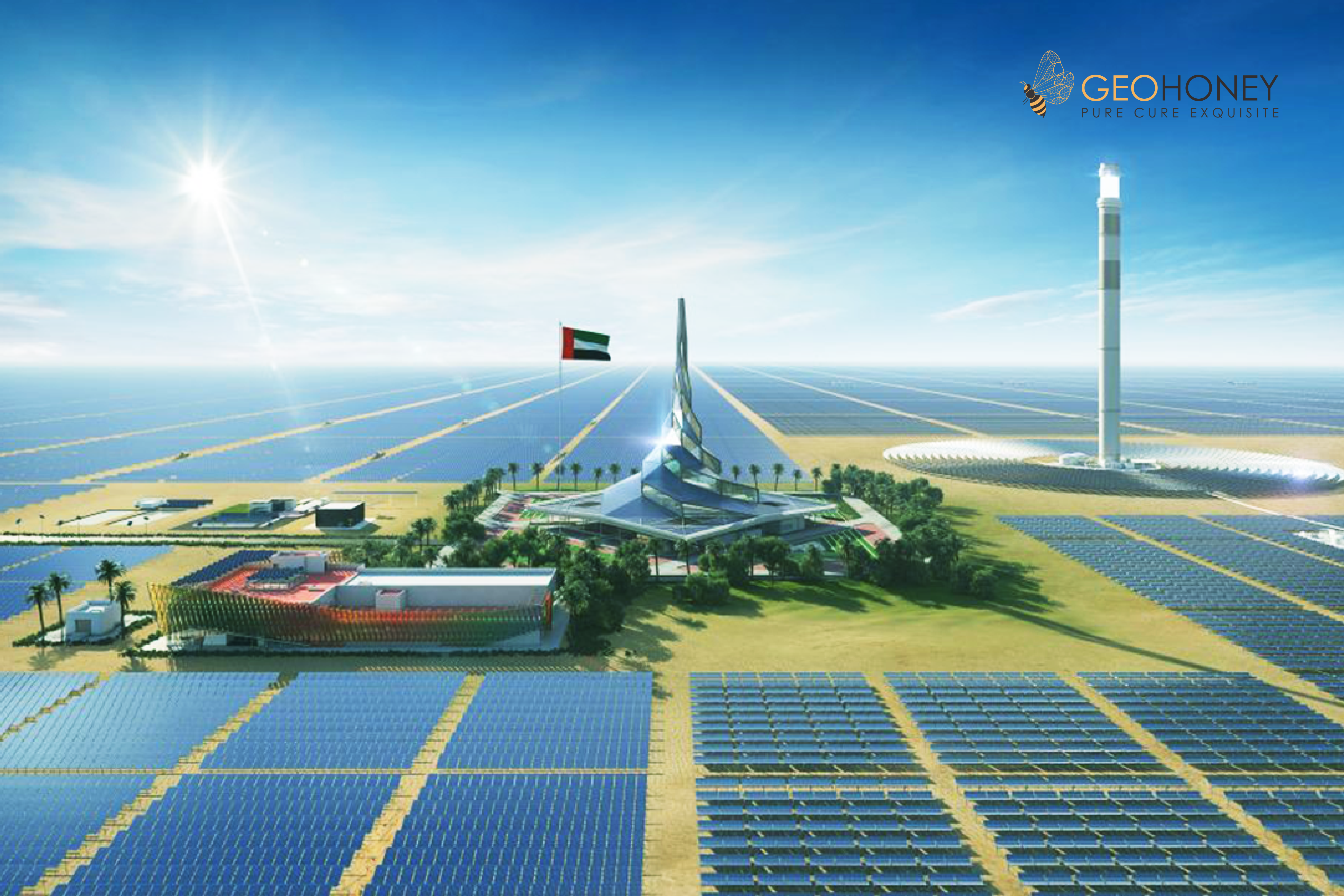 Самая большая система. Mohammed bin Rashid al Maktoum Solar Park. Mohammed bin Rashid Solar Park. Парк солнечной энергии ОАЭ. Солнечная Энергетика ОАЭ.