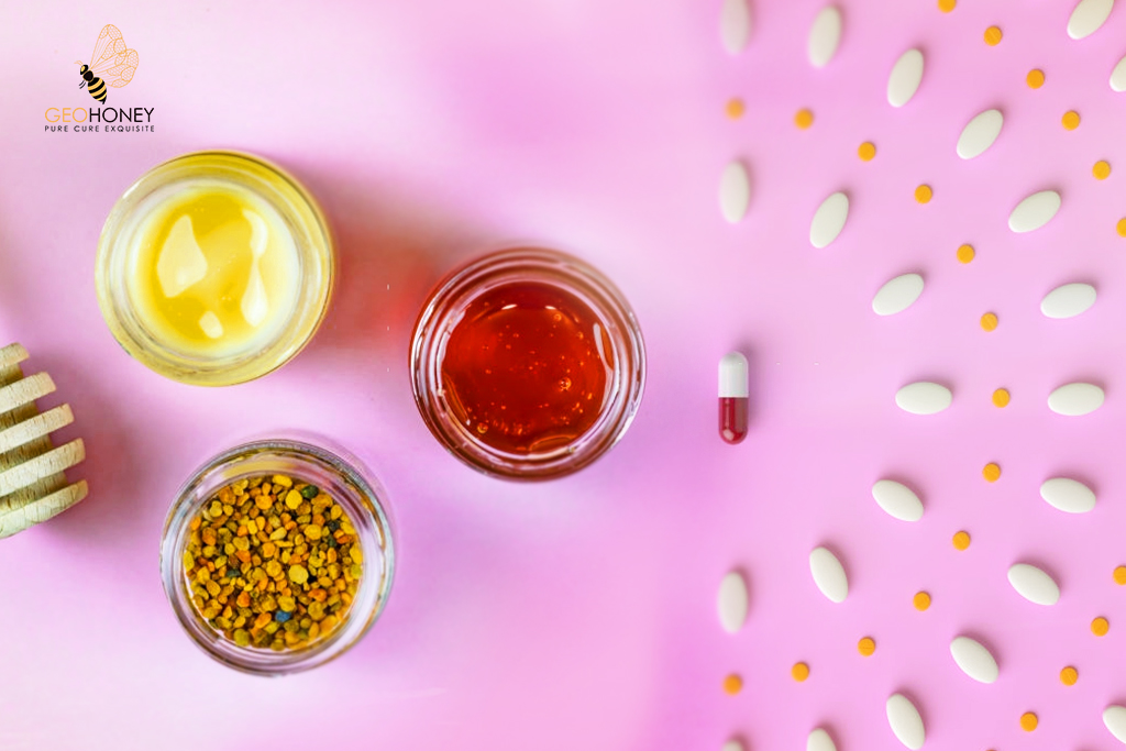 Raw Honey and medicine