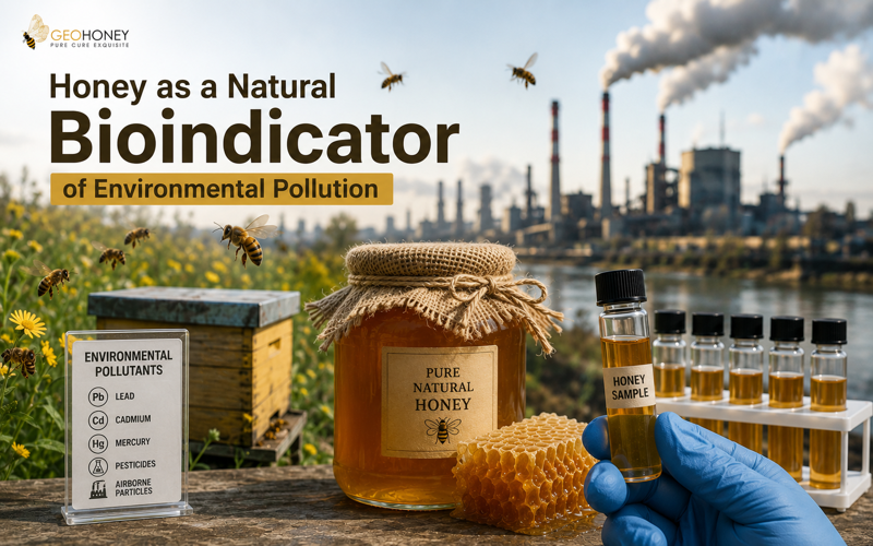 Honey as a Natural Bioindicator of Environmental Pollution