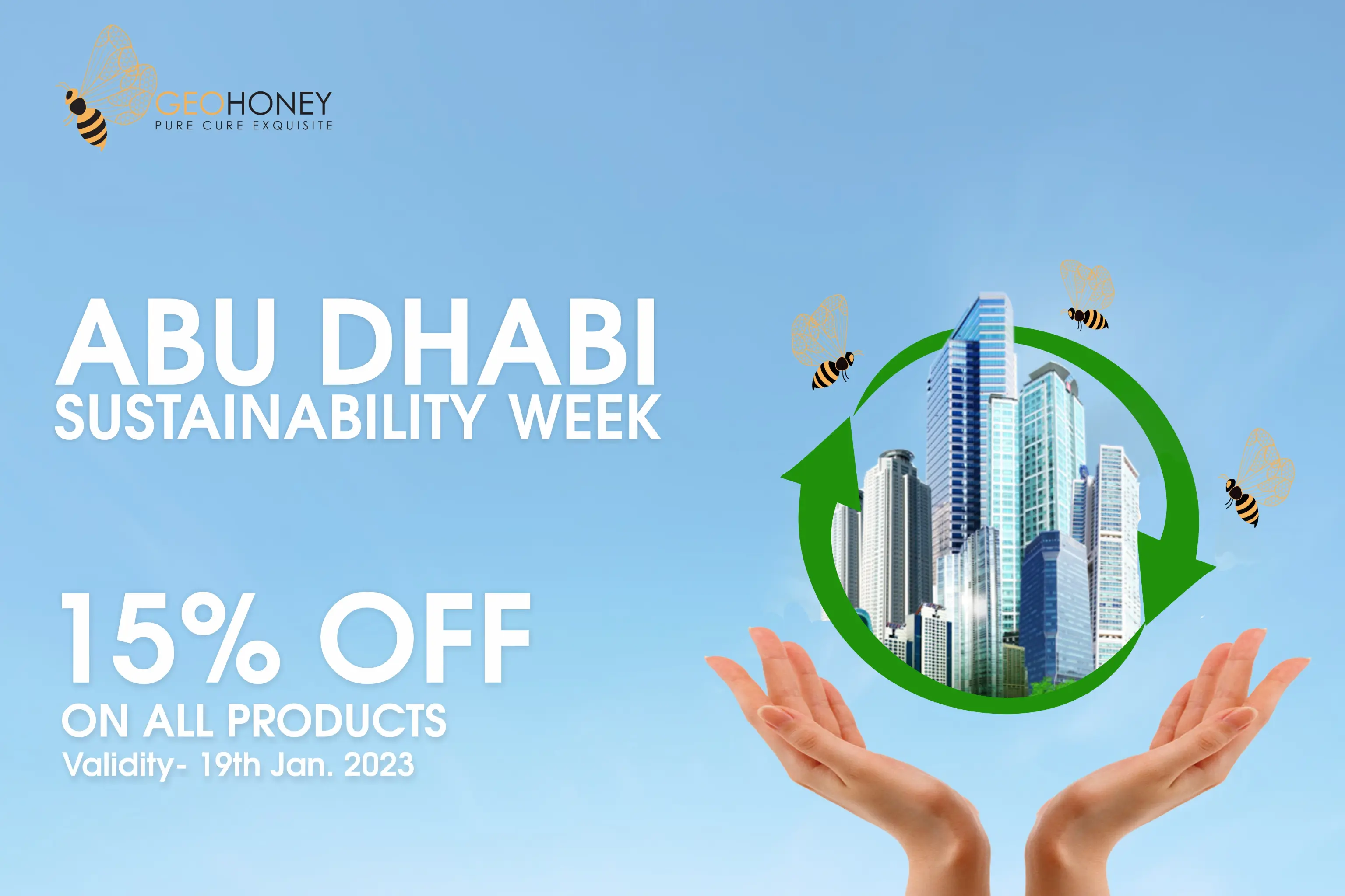احتفل بأسبوع أبوظبي للاستدامة مع Geohoney