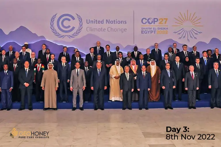 تحديثات قمة المناخ COP27 بتاريخ 8 نوفمبر