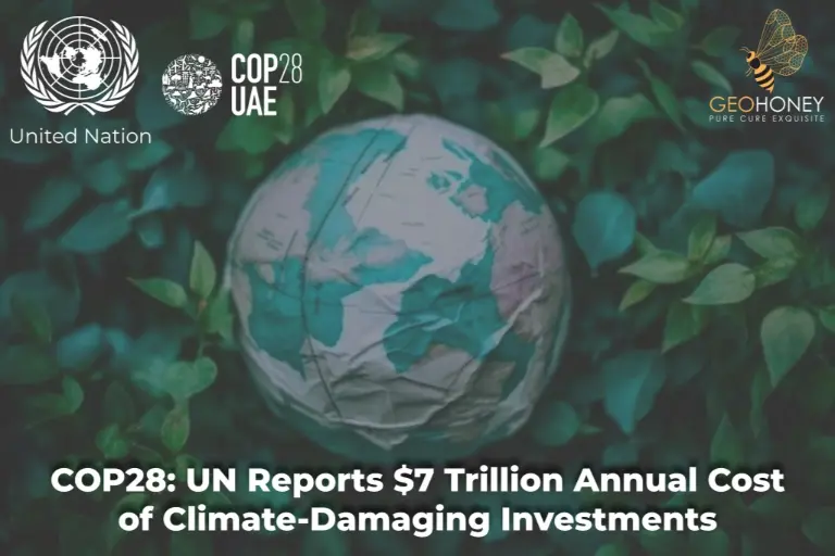 مؤتمر الأمم المتحدة المعني بتغير المناخ (COP28)، الأمم المتحدة تعلن عن تكلفة سنوية للاستثمارات الضارة بالمناخ بقيمة 7 تريليون دولار.