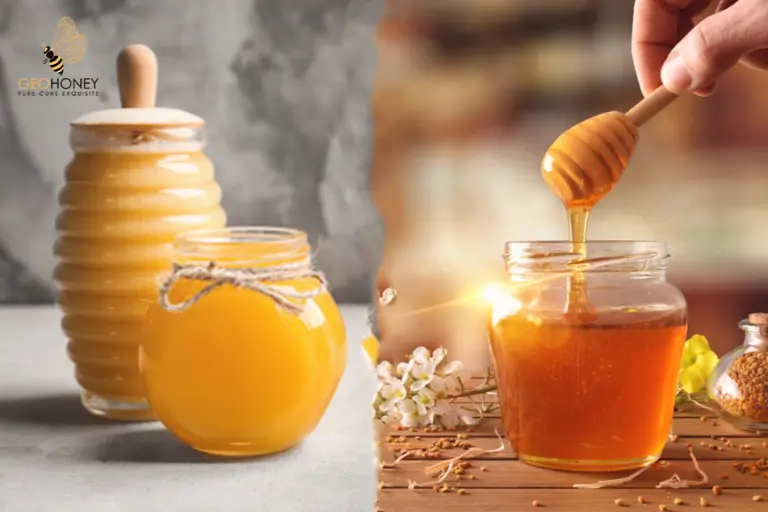 العسل الخام مقابل العسل العضوي العادي